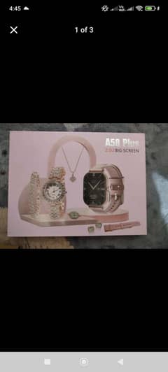 A58 Plus Smart watch For girls
