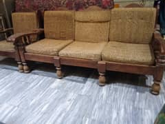 Pure Wooden Sofa 3,1,1