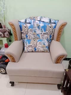 7 seater sofa set+ L shape sofa set