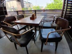 wodden plus iron chair