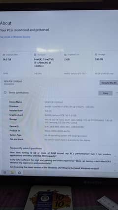Core i7 Mid Tire Gaming Pc