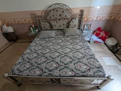 King size bed with mattress (steele)