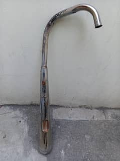 Honda 125 atlas Honda silver silencer