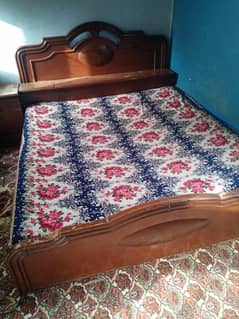Double Bed. with mattress.
