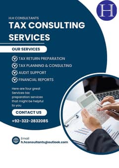 Sales Tax, Income Tax Return, Tax Consultant, FBR, Tax Filer, NTN,SEC