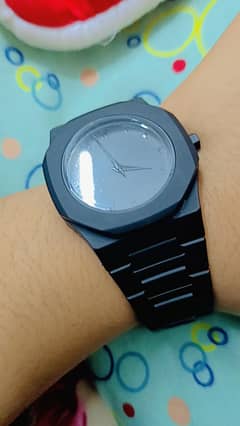 Black Arabic watch