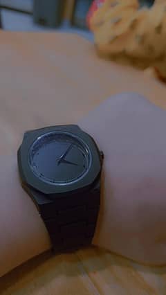 black Arabic watch