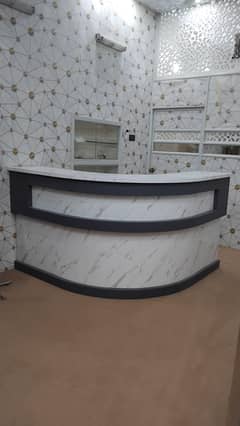 Lshape Cash Counter