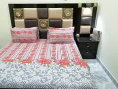 king size Double bed, side tables and Dressing table