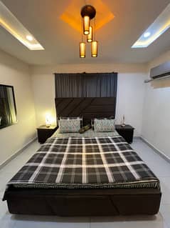 One bedroom hotel appartment available for rent short stay in bahria Twon Lahore