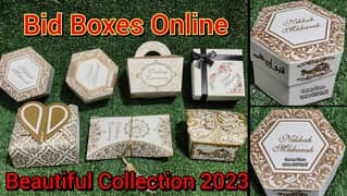 Bid Boxes Nikkah Boxes Elegant Nikah Favor Boxes