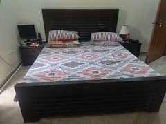 Wooden Bed Set for Sale