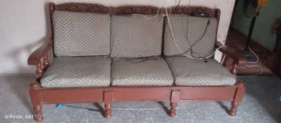 Excellent Quality Pure Wood 5 Seater Sofa Set