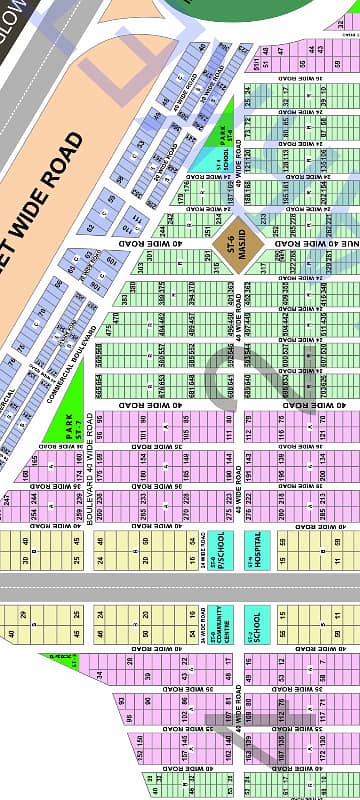 240 Sq Yd Plot Available In Saadi Garden Block 2 And 4 Scheme 33 Karachi (Vip Location) 0