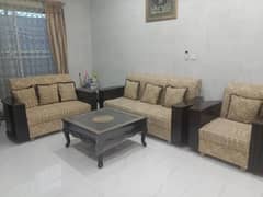 6 seater sofa set with one square shape table
