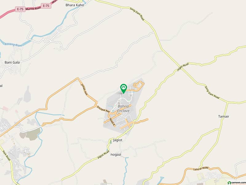 10Marla ideal location solid plot with stunning hills view 0