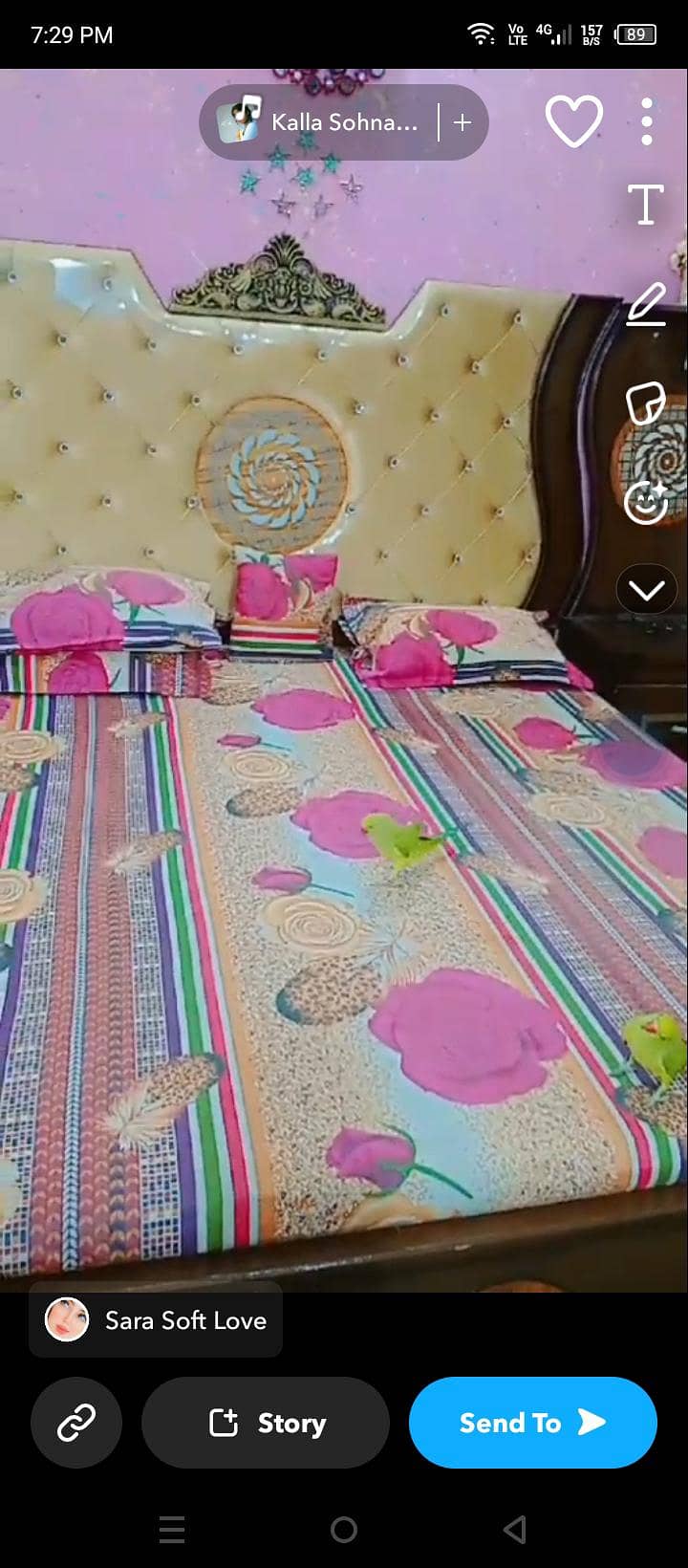 bed with side tables 5
