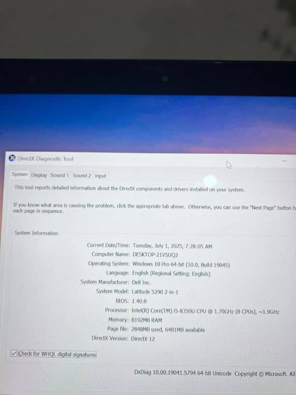 Dell Latitude 5290 2 in 1 | Core i5 8th Generation 4
