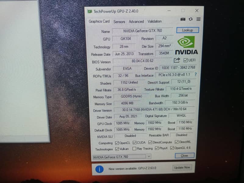 Nvidia gtx 760, 4gb, ddr5, faulty, read ad, rtx, rx, xt 2