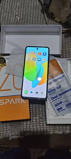 Techno spark 20c 4+4/128 box