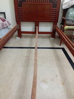 Single bed . with  original wood made .