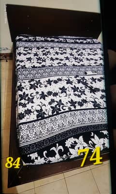 wooden bed