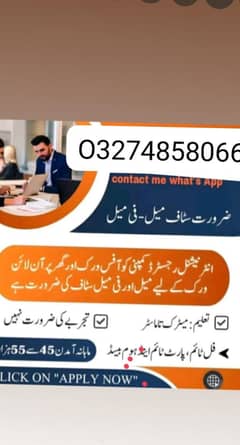 online work available for male and female student