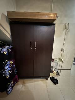 Wooden wardrobe