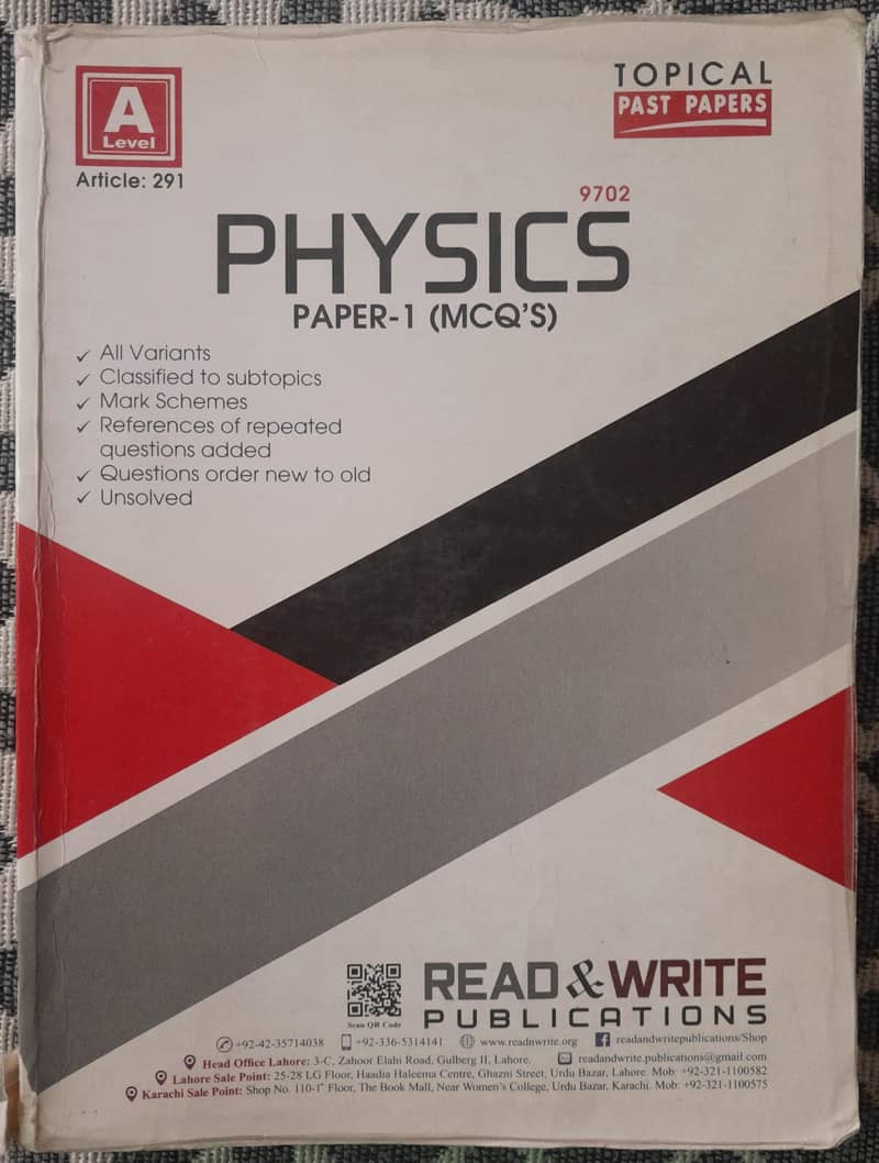 Read n Write A Level's Topical with Solutions 4
