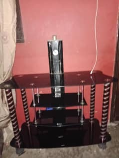 black glass tv trolley for sell