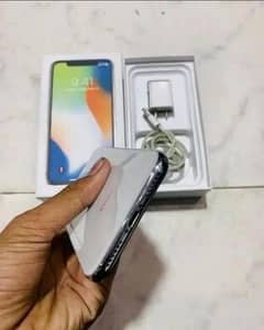 iPhone X 256 with box WhatsApp number 0314/67/23/435/