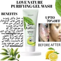 Love nature face wash dermatologically tested medically tested