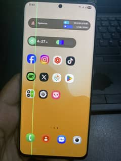 Samsung s21 ultra 16 gb 512 gb, panel green line