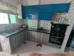 polyester finished with tactile lamination kitchen