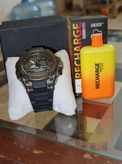 Mens watch along with Rechargeable Pot . .