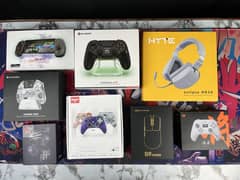 Pc Controllers, Gaming Headphones, IEMs and Wireless Mouse for Sale!!