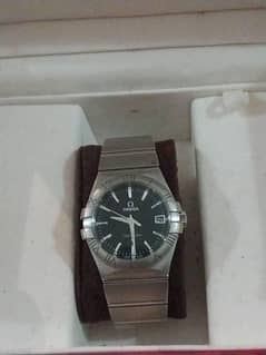 Omega Constellation Black with Steel