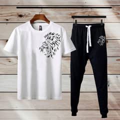 Mens Printed Polyester  Track Suit _2pcs Set Fot Comfort & Style !