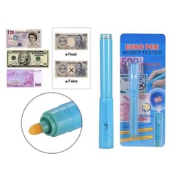 2 in 1 Money Checker Pen UV Light Pen Euro