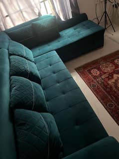 L shape SOFA just like brand new for sell