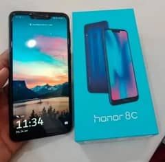 Honor 8c 3GB 32GB PTA Aproval camplete saman