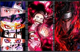 3 ANIME POSTERS OF BEST QUALITY 10x15 cm poster of wall decor poster.