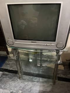 Tv and tv trolly for sale Lahore