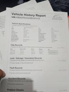Car inspection report service