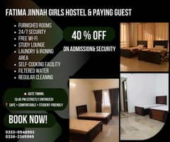 Hostel & single room for females in I-8 (03330548993)