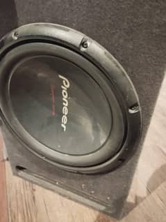 Pioneer woofer Full heavy base Max output 1400W