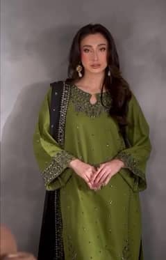 3 Pcs Embroidery Suit