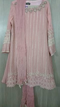 Limelight 3 pcs stitched chiffon suit Large size