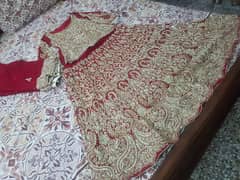 bridal Dress | Size small | Red&Golden | Barat