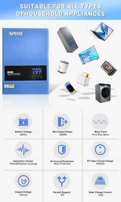 6.2KW Hybrid Solar Inverter - Imported